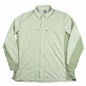 Simms Insect Shield Shirt Mens 2XL Long Sleeve Fishing Quick Dry Outdoors Snap